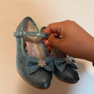 Disney Frozen Sparkly Blue Dress Shoes